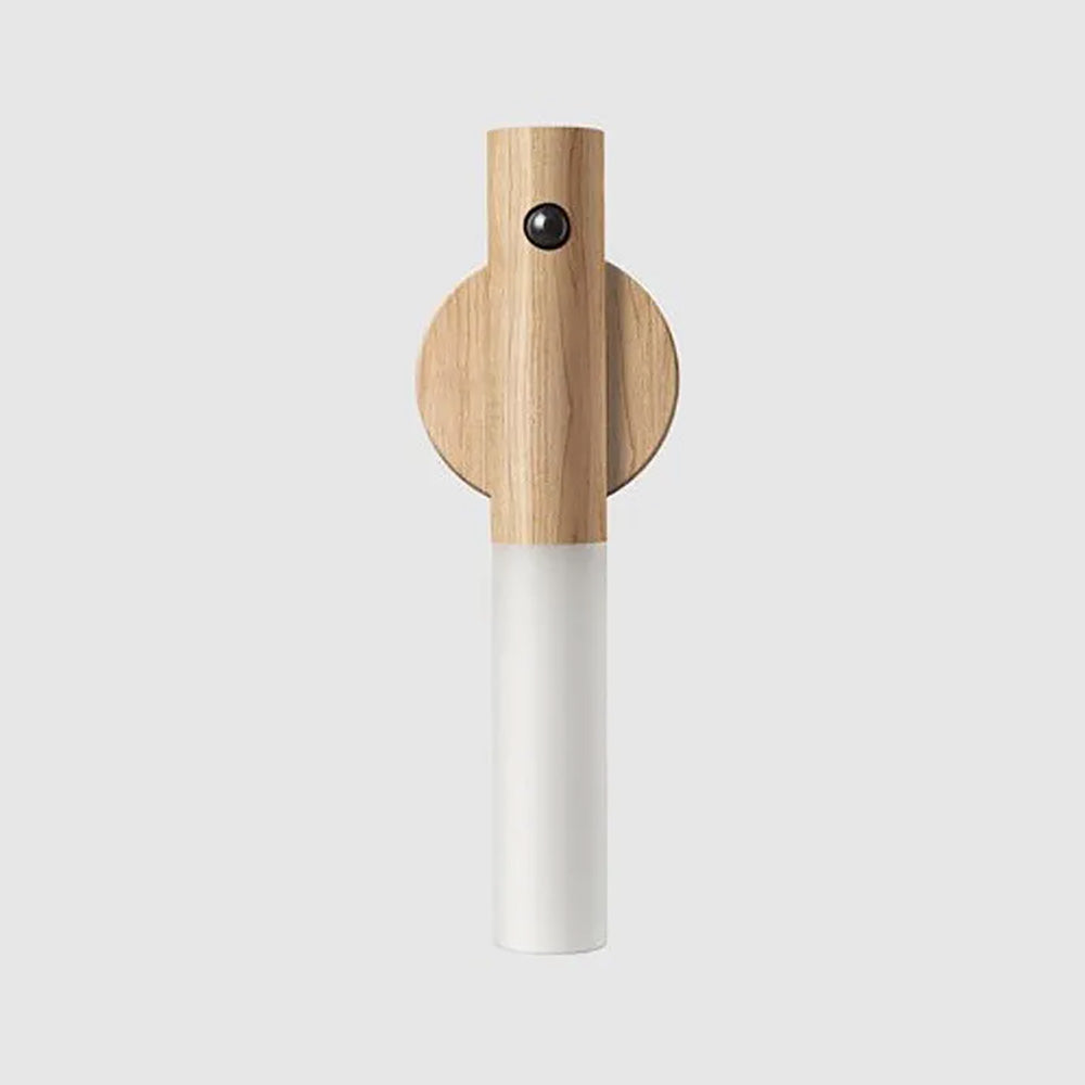 Applique murale et/ou veilleuse portative LED en Bois MoodLoom™ avec Détecteur de Mouvement