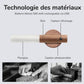 Applique murale et/ou veilleuse portative LED en Bois MoodLoom™ avec Détecteur de Mouvement