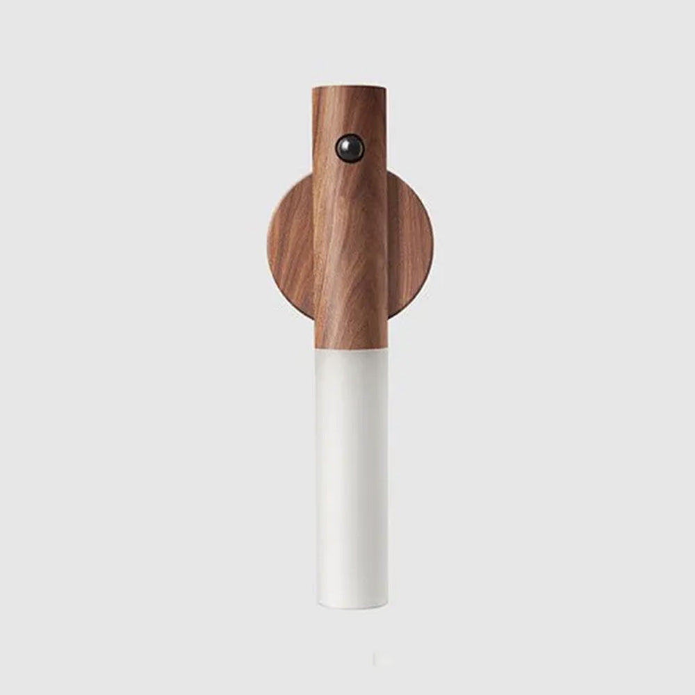 Applique murale et/ou veilleuse portative LED en Bois MoodLoom™ avec Détecteur de Mouvement