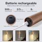 Applique murale et/ou veilleuse portative LED en Bois MoodLoom™ avec Détecteur de Mouvement